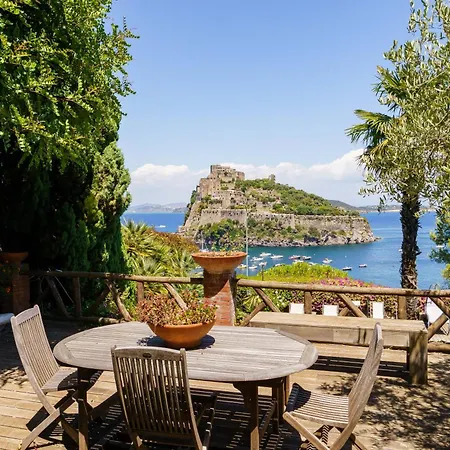 Massimo Cartaromana With Wide Pool And View On The Castle Ischia