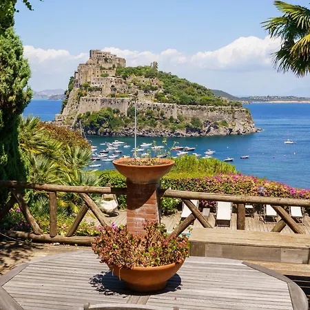 Massimo Cartaromana With Wide Pool And View On The Castle Ischia