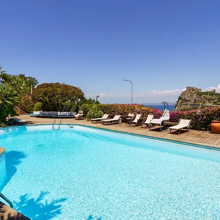 Villa Massimo Cartaromana With Wide Pool And View On The Castle Ischia